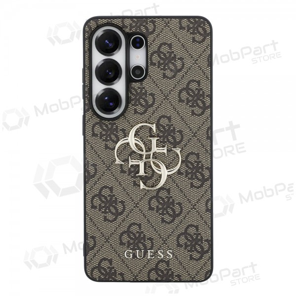 Samsung Galaxy S26 Ultra hülle - Guess PU 4G Metal Logo (braun)