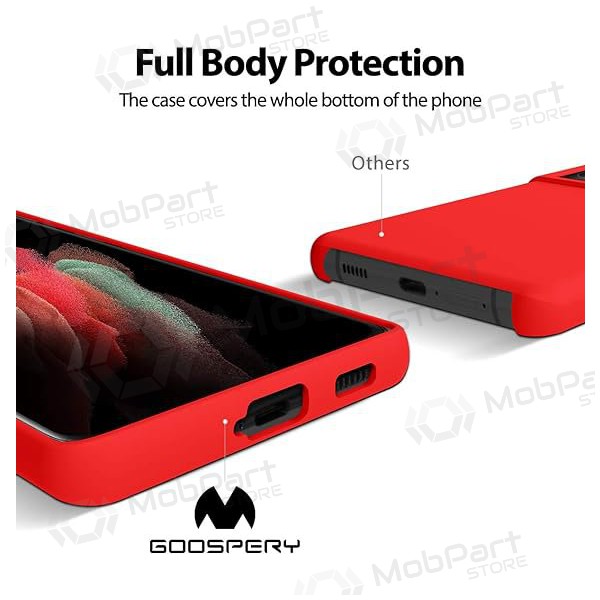 Handyhülle Mercury Silicone Case Samsung A366 A36 5G Rot