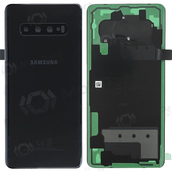 Samsung G975 Galaxy S10 Plus Rückseite Akkudeckel Schwarz (Ceramic Black) (gebraucht grade B, original) Samsung G975 Galaxy S10 Plus Rückseite Akkudeckel Schwarz (Ceramic Black) (gebraucht grade B, original)