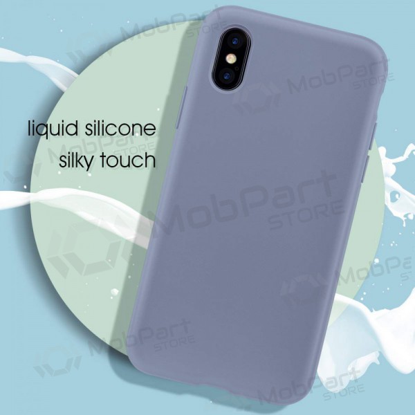 Apple iPhone 11 Pro Max hülle - Liquid Silicone 2.0mm (lavendelgrau)