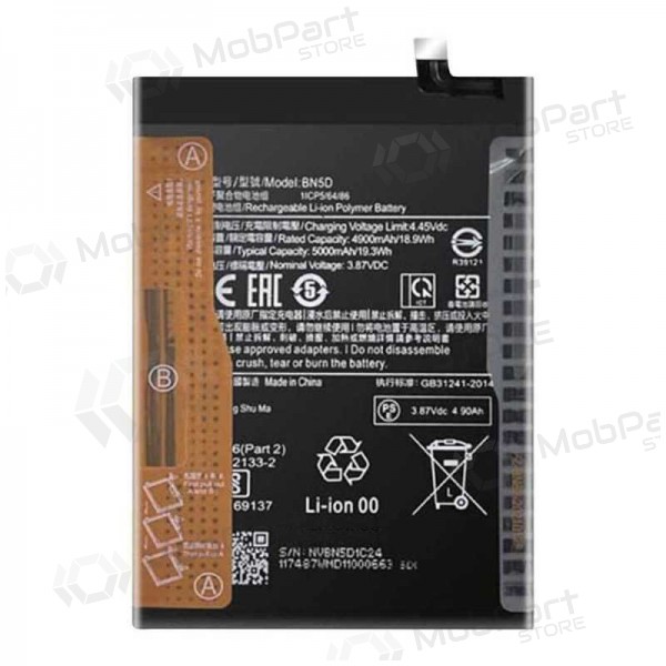 Xiaomi Redmi Note 11S Batterie, akumuliatorius (BN5D) (original) Xiaomi Redmi Note 11S Batterie, akumuliatorius (BN5D) (original)