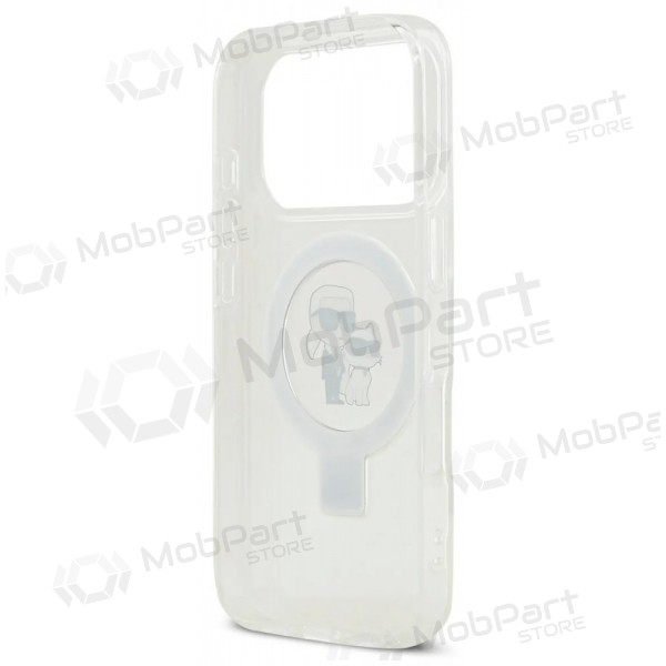 Apple iPhone 17 Pro Max hülle - Karl Lagerfeld Ringstand Karl and Choupette MagSafe (transparent)
