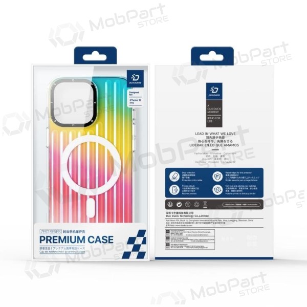 Apple iPhone 16 Pro Max Hülle - Dux Ducis Zest (Gradient Rainbow)