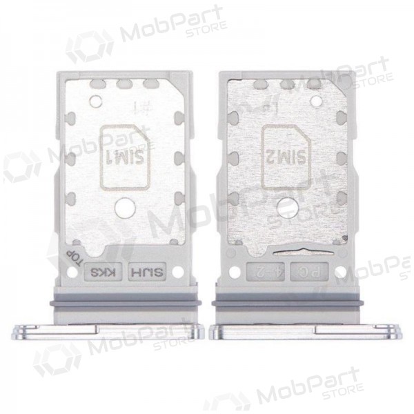 Samsung Galaxy S22 Ultra Dual SIM-Kartenhalter (Weiß) (original)