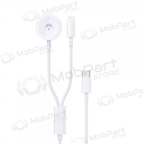 USB-C Kabel Dudao A12MAX-2in1 USB-C zu iWatch / Lightning 1.2 m
