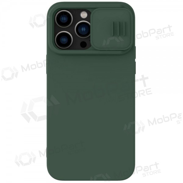 Apple iPhone 14 Pro Max Handyhülle „Nillkin Silicone“ (Dunkelgrün)
