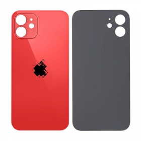 Apple iPhone 12 Rückseite Akkudeckel (Rot) (bigger hole for camera)