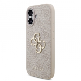 Apple iPhone 17 Hülle - Guess PU 4G Metal Logo