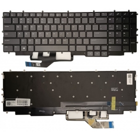 Tastatur DELL G7 17 7700, su spalvotu pašvietimu, US