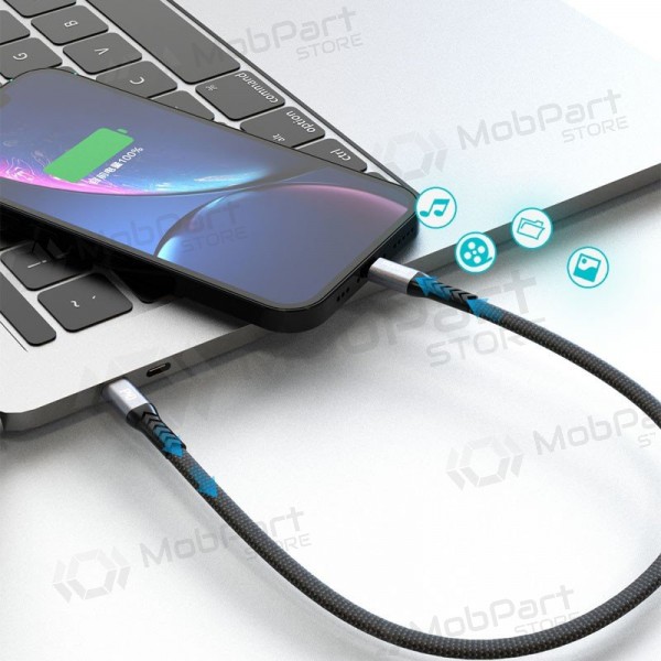 Lightning-Kabel Dudao L10P USB-C auf Lightning 0.23 m 20 W schwarz