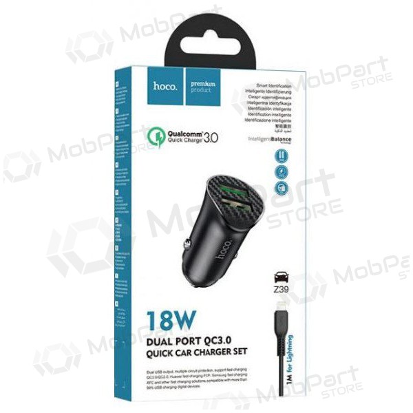 Auto-Ladegerät HOCO Z39 USB + 