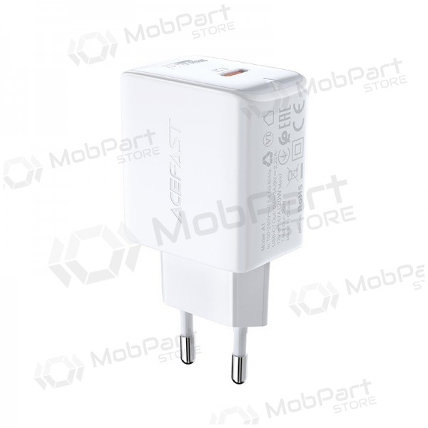 Ladegerät buitinis Acefast A1 PD20W USB-C Weiß