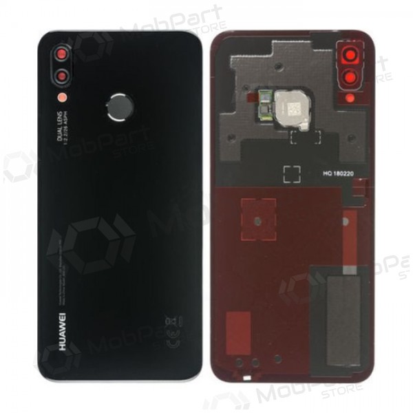 Huawei P20 Lite Rückseite Akkudeckel Schwarz (Midnight Black) (gebraucht grade B, original)