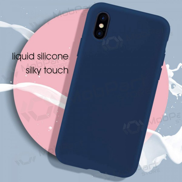 Apple iPhone 12 Pro hülle - Liquid Silicone 1.5mm (dunkelblau)