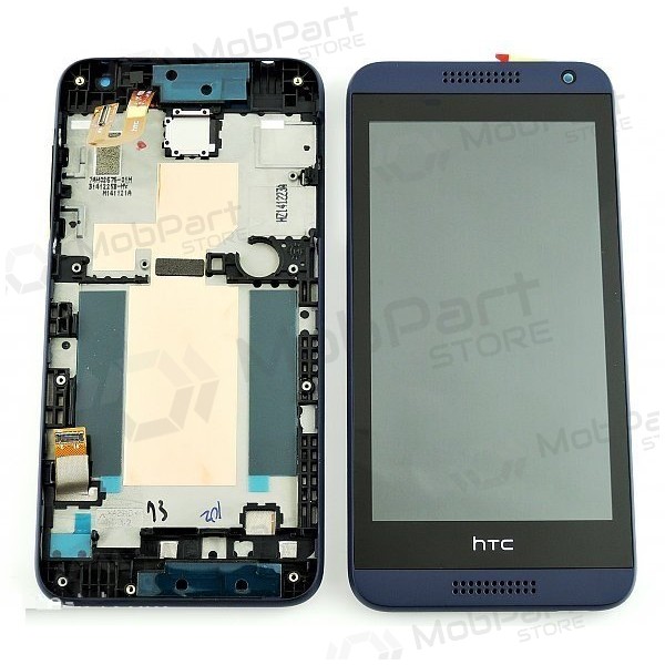 HTC Desire 610 Display (Blau) (mit Rahmen) (service pack) (original)