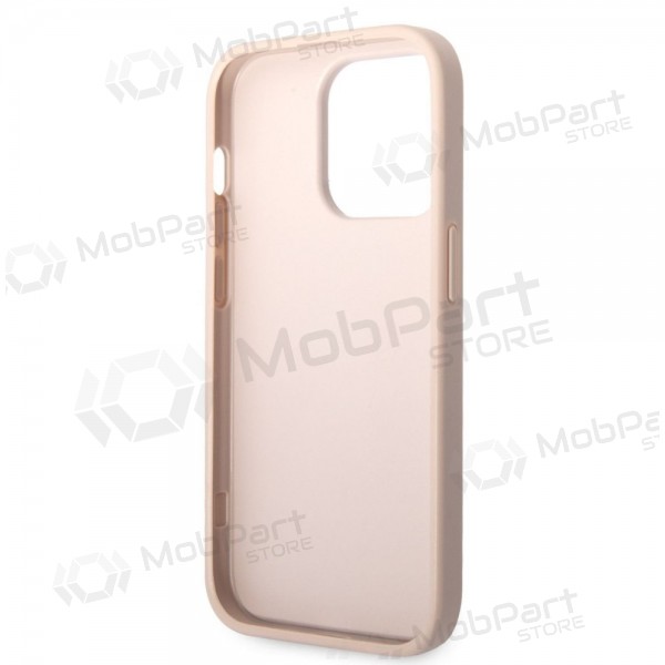 Apple iPhone 14 Pro Max hülle - Guess PU 4G Metal Logo (rosa)