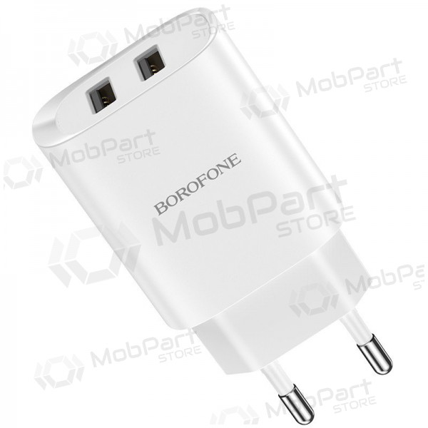 Ladegerät Borofone BN2 2xUSB 2.1A (Weiß)