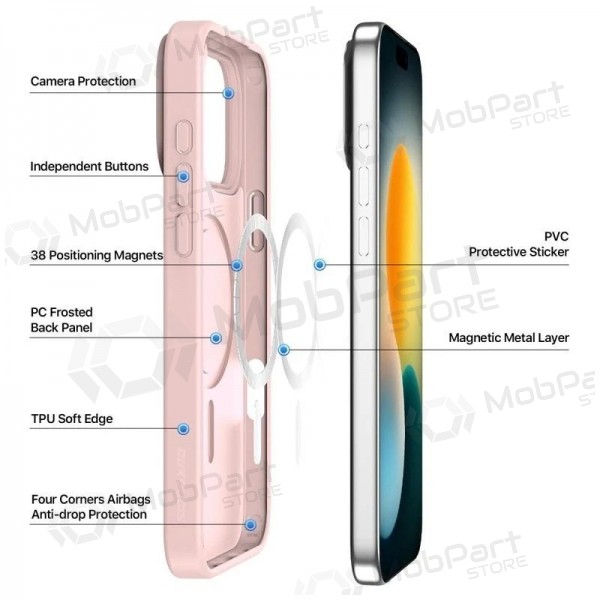 Apple iPhone 17 Pro Max, 18 Pro Max Hülle - Dux Ducis Yind (Rosa)