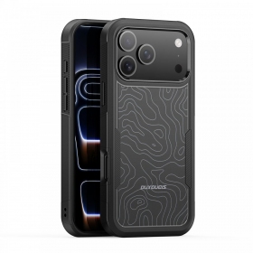 Apple iPhone 17 Pro, 18 Pro hülle - Dux Ducis Shld schwarz (Contour Pattern)