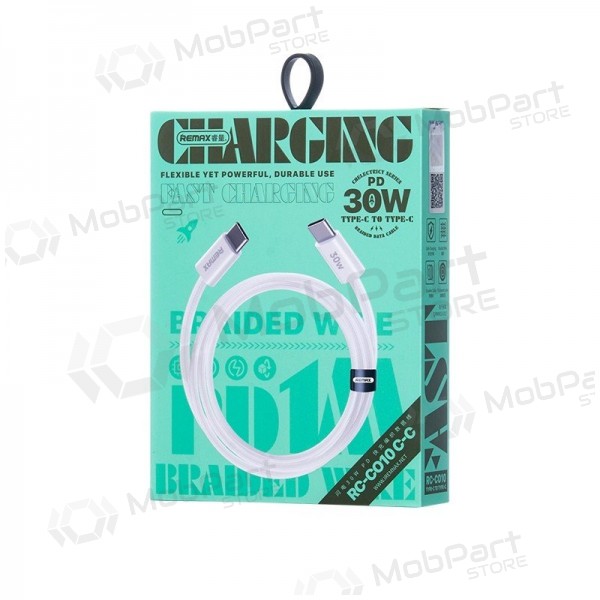 USB Kabel Remax RC-C010 USB-C to USB-C 30W 1.0m Weiß