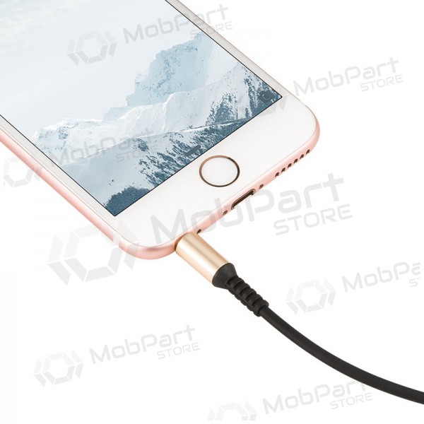 Audio Adapter Hoco UPA02 AUX 3,5mm į 3,5mm (Schwarz)