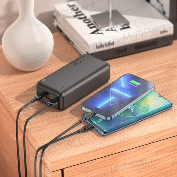 externe Batterie Power Bank Hoco J101B PD 20W+Quick Charge 3.0 22.5W 30000mAh Schwarz