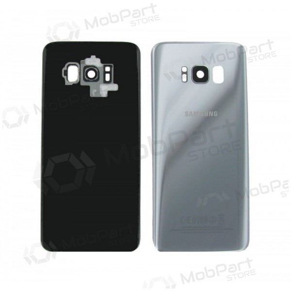 Samsung G955F Galaxy S8 Plus Rückseite Akkudeckel Silbrig (Arctic Silver) (service pack) (original)