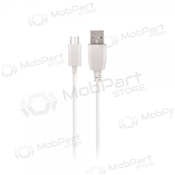 USB Kabel Maxlife microUSB (Weiß) 1.0m