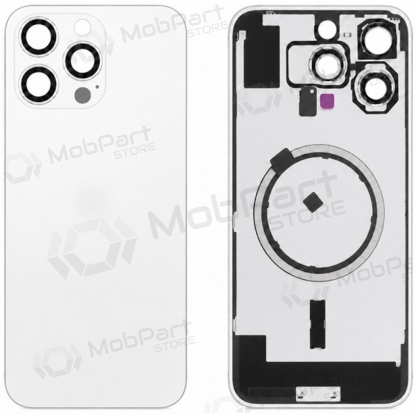 Apple iPhone 16 Pro Max rückseitige Abdeckung (weiß) (Premium)