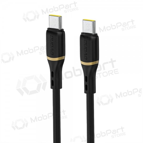 USB-C-Kabel Dudao L25C USB-C auf USB-C 1 m 60 W schwarz