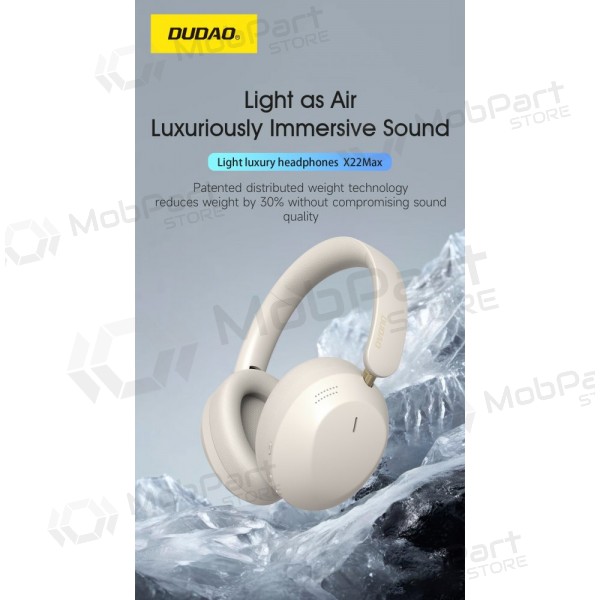 Drahtlose Kopfhörer mit Mikrofon Dudao X22Max Bluetooth schwarz