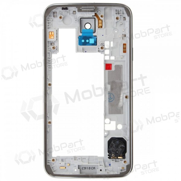 Samsung G900F S5 Handy-Rahmen (Silbrig)