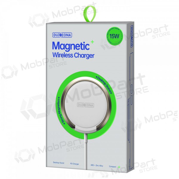 Ladegerät kabellos DUZZONA W1 MagSafe 15W (Weiß)