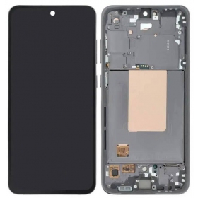 Samsung Galaxy S24 FE bildschirm (graphit) (mit rahmen) (premium)
