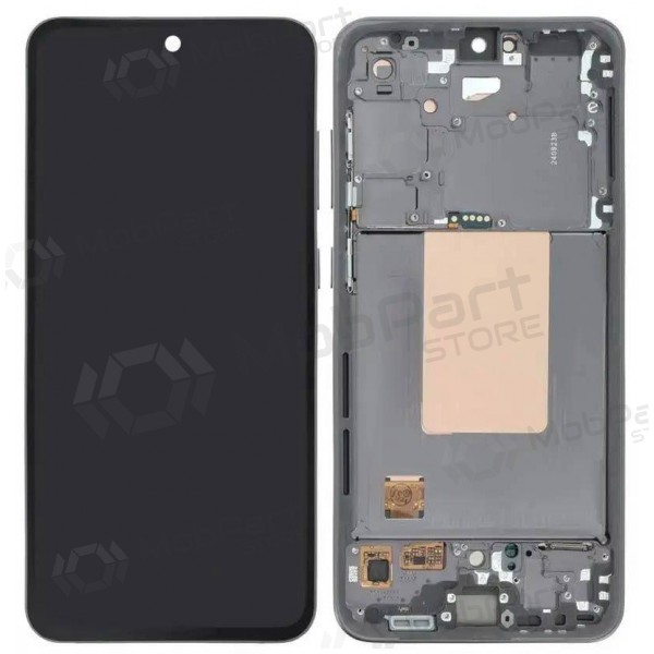 Samsung Galaxy S24 FE bildschirm (graphit) (mit rahmen) (premium)