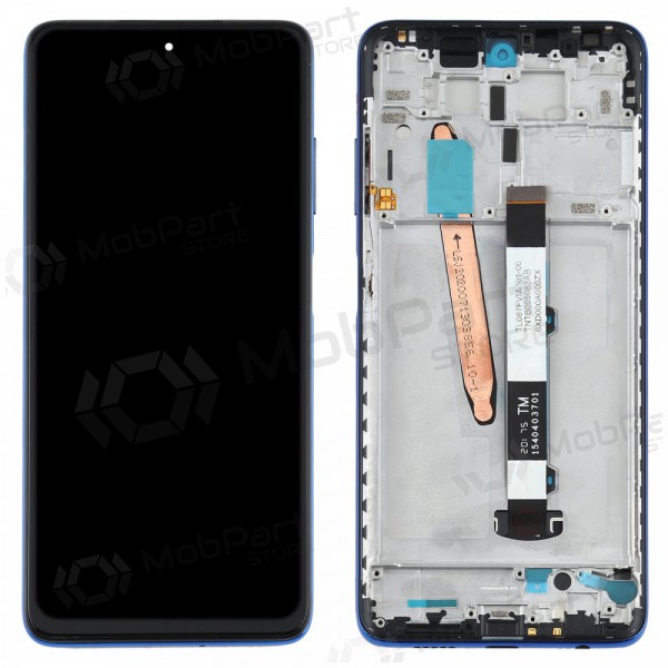 Xiaomi Poco X3 / X3 NFC Display (Blau) (mit Rahmen) (service pack) (original)