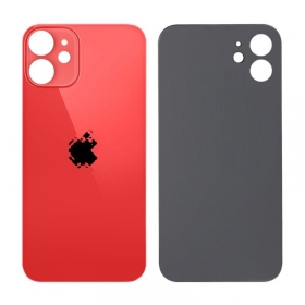 Apple iPhone 12 mini Rückseite Akkudeckel (Rot) (bigger hole for camera)