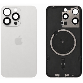 Apple iPhone 15 Pro Max rückseitige Abdeckung (weiß) (Premium)