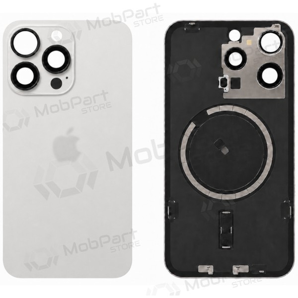 Apple iPhone 15 Pro Max rückseitige Abdeckung (weiß) (Premium)