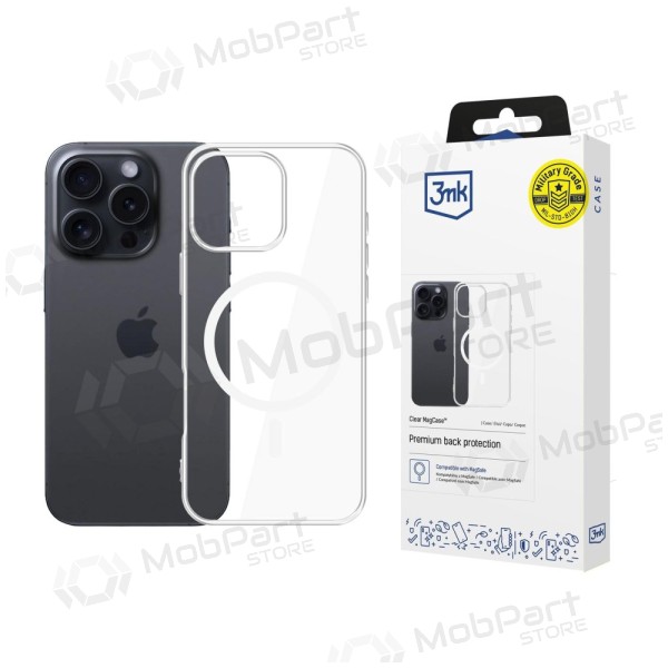 Apple iPhone 16 Pro Hülle - 3MK Clear MagCase (klar)