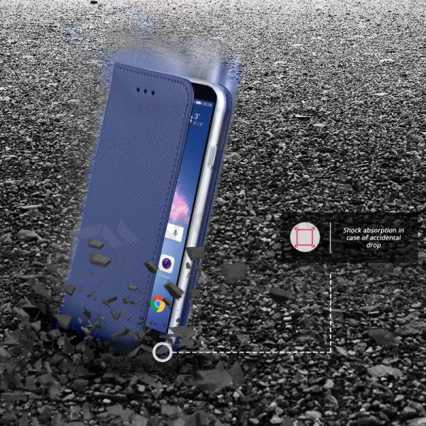 Apple iPhone 13 hülle - Smart Magnet (dunkelblau)