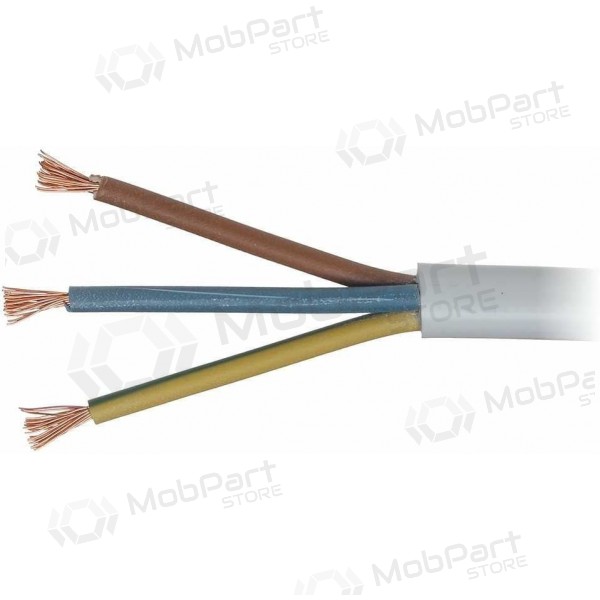 Flexibles kabel Lietkabelis OMYp BVV-PLL 3x1 mm² kupfern flexibel 100 m rolle