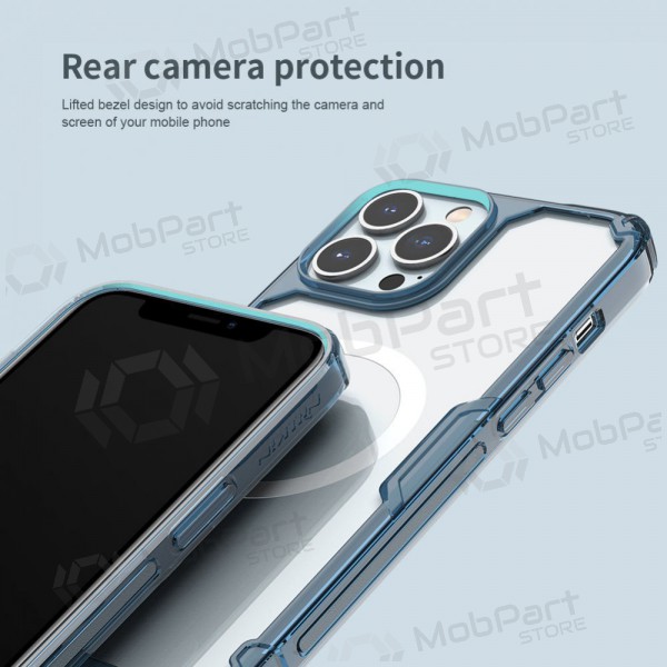Apple iPhone 14 Pro Handyhülle „Nillkin Nature Magnetic“ (Blau)