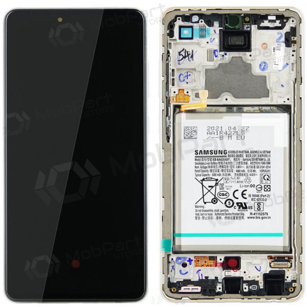 Samsung Galaxy A72 Display (Weiß) (mit Rahmen) (original) Samsung Galaxy A72 Display (Weiß) (mit Rahmen) (original)