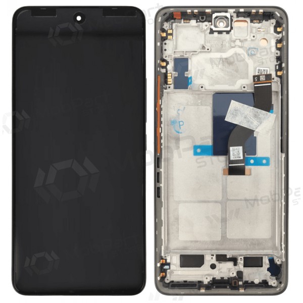 Xiaomi 12 Lite 5G bildschirm (schwarz) (mit rahmen) (original)