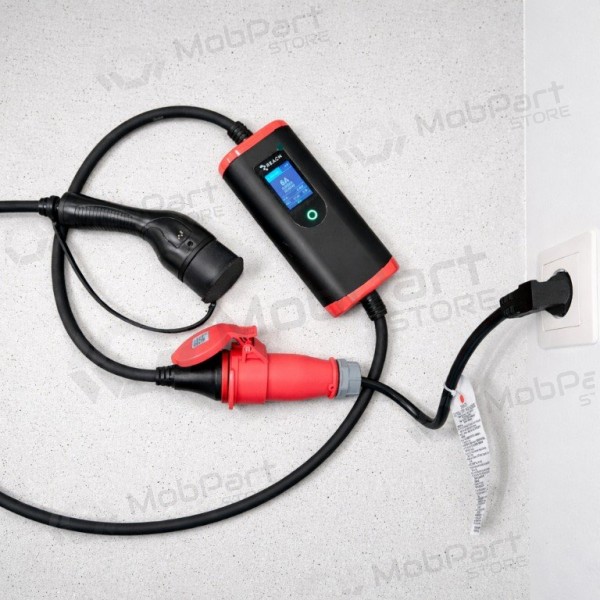 Adapter Reach CEE 16A 400 V auf 220 V Schuko schwarz