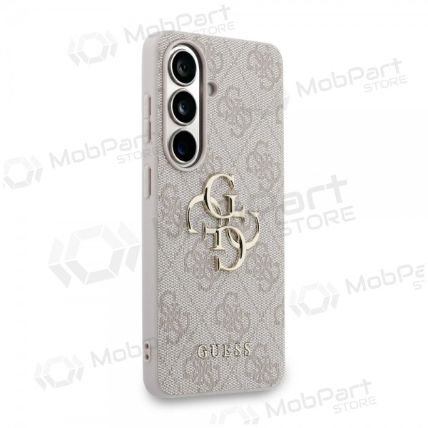 Samsung Galaxy S26 hülle - Guess PU 4G Metal Logo (rosa)