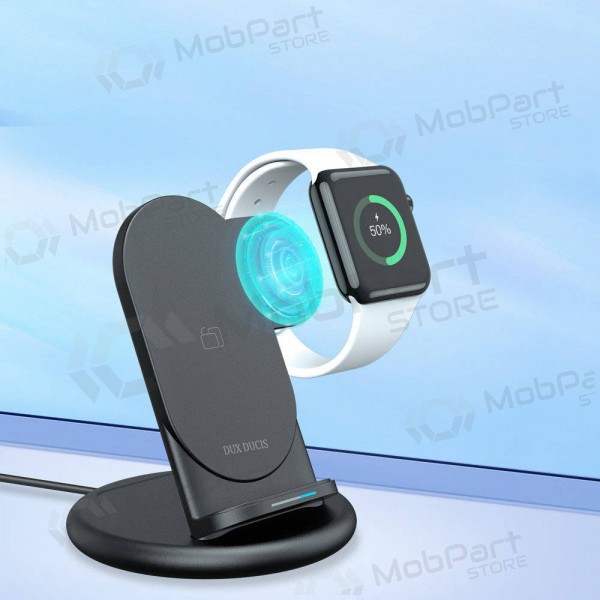 Ladegerät kabellos Dux Ducis C7 3in1 Phone, Apple Watch, Airpods 15W (Schwarz)