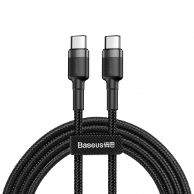 USB Kabel Baseus Cafule PD60W Type-C 2.0m Grau-Schwarz CATKLF-HG1