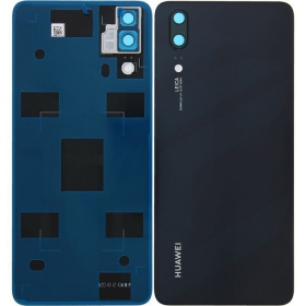 Huawei P20 Rückseite Akkudeckel (Schwarz) (gebraucht grade C, original)